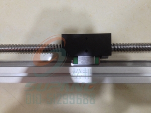 42滾珠絲桿帶線軌導(dǎo)軌滑臺/帶線軌導(dǎo)軌滑動模塊有效行程400mm